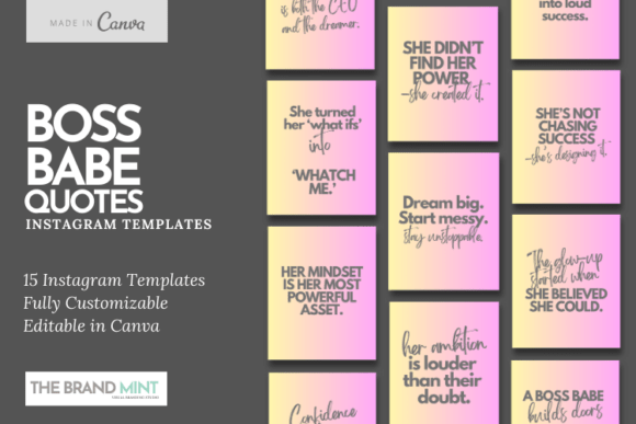 Boss Babe Quotes Instagram Templates: Elevate Your Feed