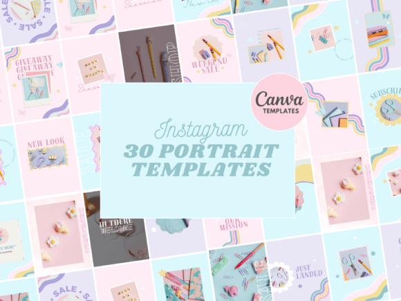 Elevate Your Feed with Pastel Instagram Canva Templates