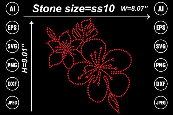 Flower Rhinestone Templates: Sparkling Designs for Every Project