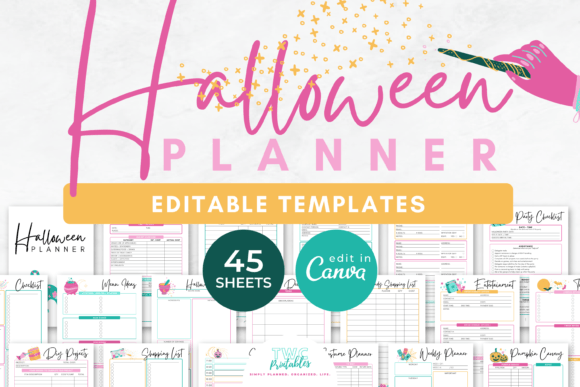 Halloween Planner Canva Templates: Your Secret Weapon