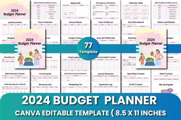 Master Your Finances with 2024 Budget Planner Canva Templates