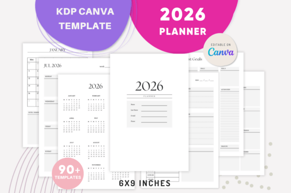Master Your Year with CANVA 2026 Planner Templates