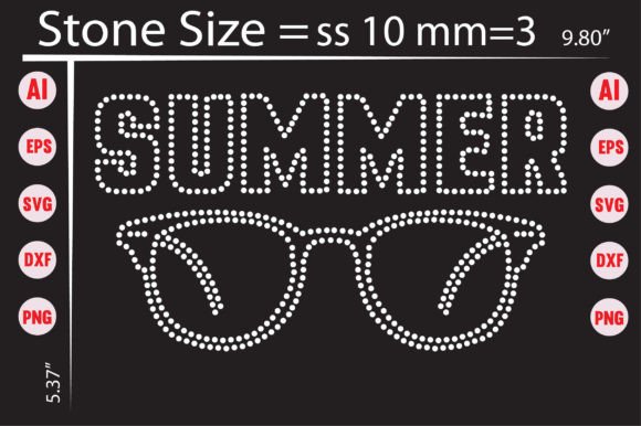 Summer Rhinestone Templates: Sparkle for Your Projects