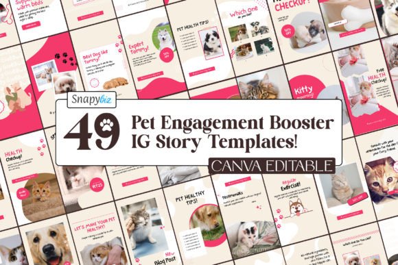 Transform Your Pet Brand with Pet Instagram Canva Story Templates